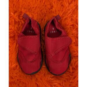 Sintetico Kids Red Velcro Swimming Pool River Water Shoes Socks Small 5/6